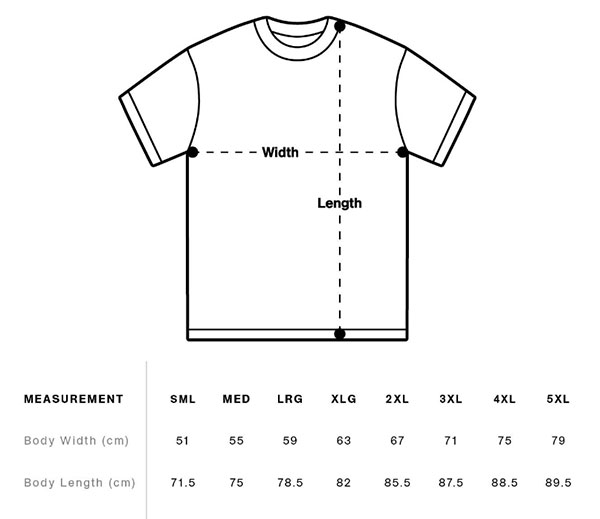 product size guide